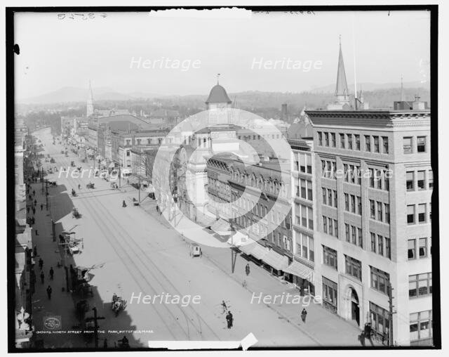 North Street from the park, Pittsfield, Mass., c1906. Creator: Unknown.