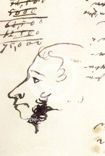 The Last Self-Portrait of Pushkin.