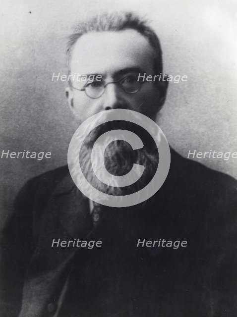 Nikolai Rimsky-Korsakov, Russian composer, c1890s(?). Artist: Unknown