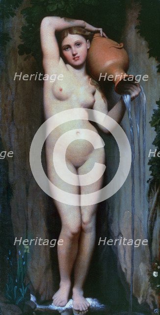 'The Source', 1856. Artist: Jean-Auguste-Dominique Ingres