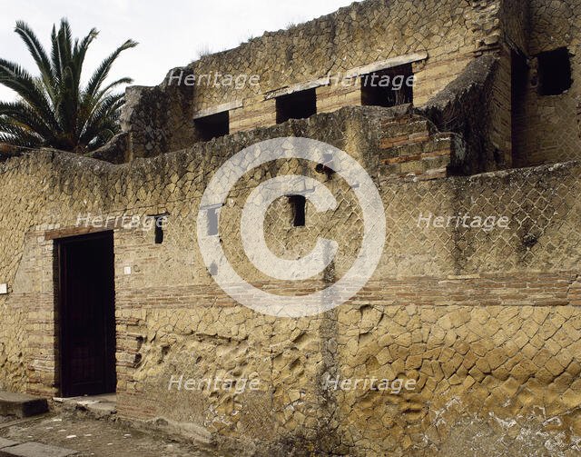 Entrance, House of the Stags, Herculaneum, Italy, 1st century (2002). Creator: LTL.