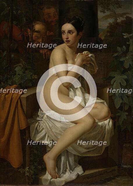 Susanna and the Elders, 1820. Creator: Pieter Van Hanselaere.