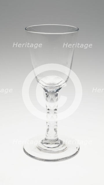 Wine Glass, England, c. 1760/80. Creator: Unknown.