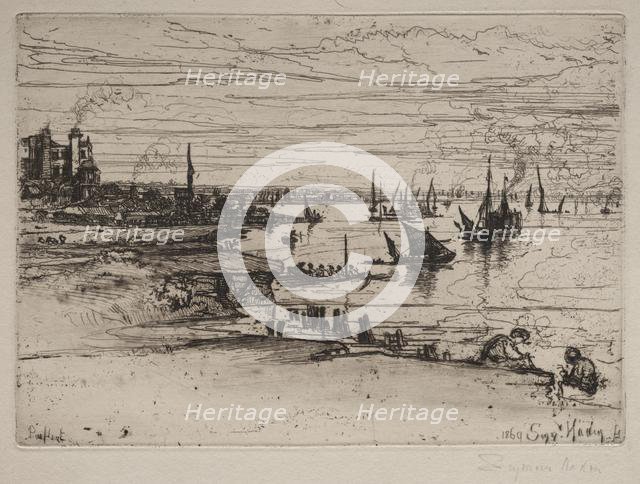 The Inn, Purfleet, 1869. Creator: Francis Seymour Haden (British, 1818-1910).