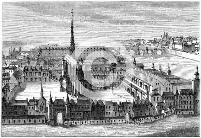 The palace, 16th century (1849). Artist: Unknown