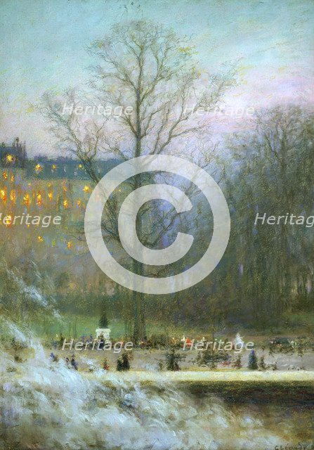 'Jardins de Paris' ('Paris Parks'), 1920. Artist: Charles-Lucien Leandre