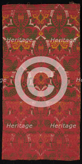 Fragment, Spain, Nasrid dynasty (1230-1492), late 15th century. Creator: Unknown.