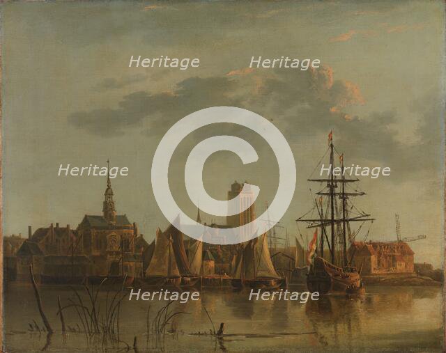 View of Dordrecht at Sunset, c.1700-c.1842. Creator: Unknown.