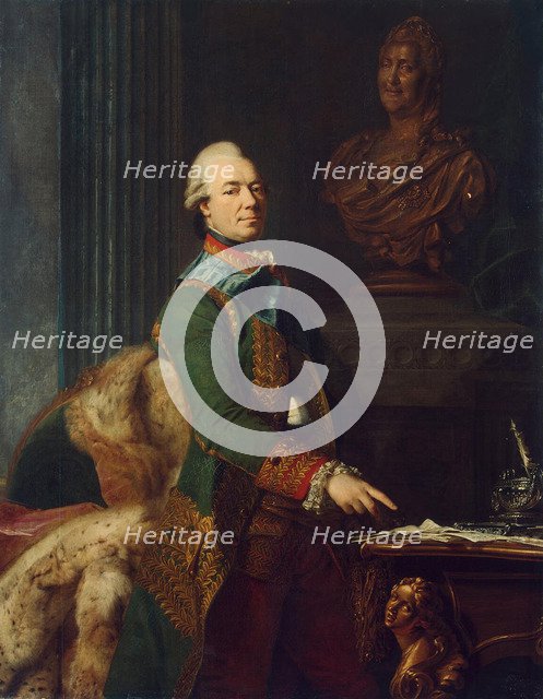 Portrait of Count Zakhar Chernyshov, ca 1776. Artist: Roslin, Alexander (1718-1793)