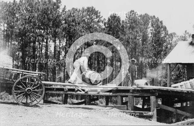 Turpentine still, Georgia, 1937. Creator: Dorothea Lange.