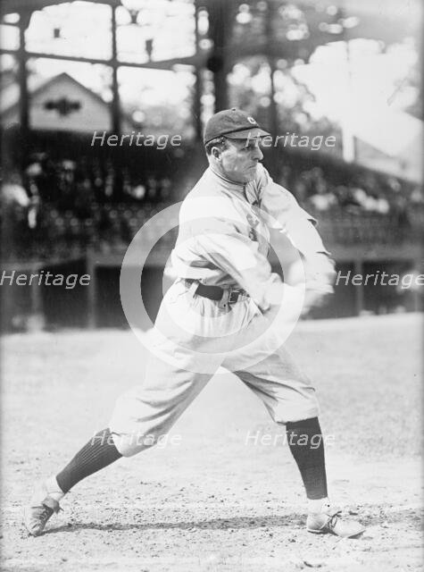 Fred Carisch, Cleveland Al (Baseball), 1914. Creator: Harris & Ewing.