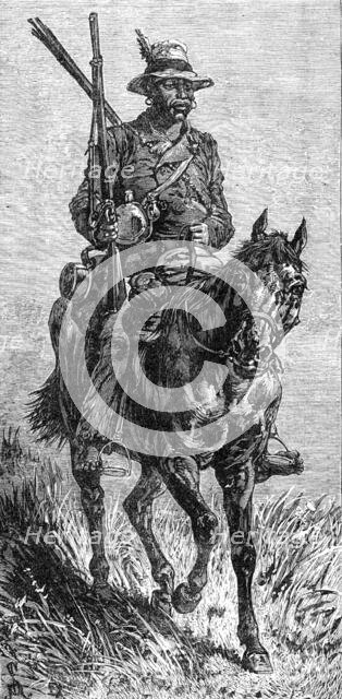 A Basuto scout, 1881. Creator: Unknown.