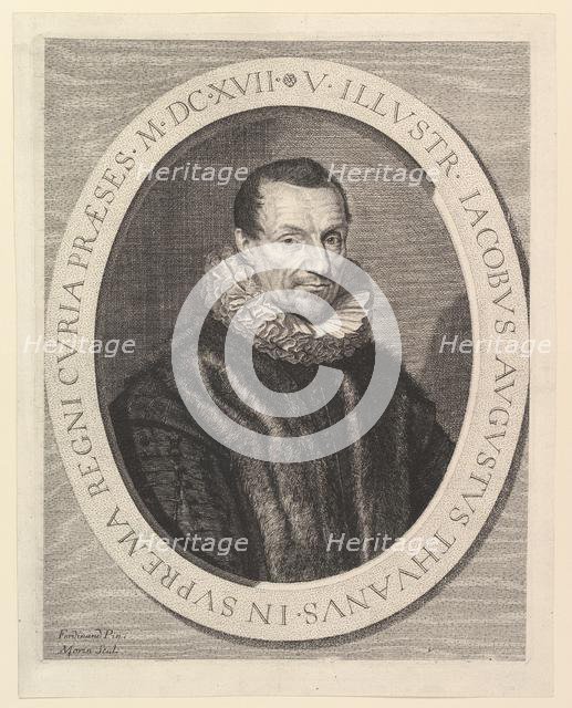 Jacques-Auguste de Thou, premier president au Parlement. Creator: Jean Morin.