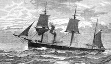 H.M.S. Doterel, lately blown up in the Strait of Magellan, 1881. Creator: Unknown.