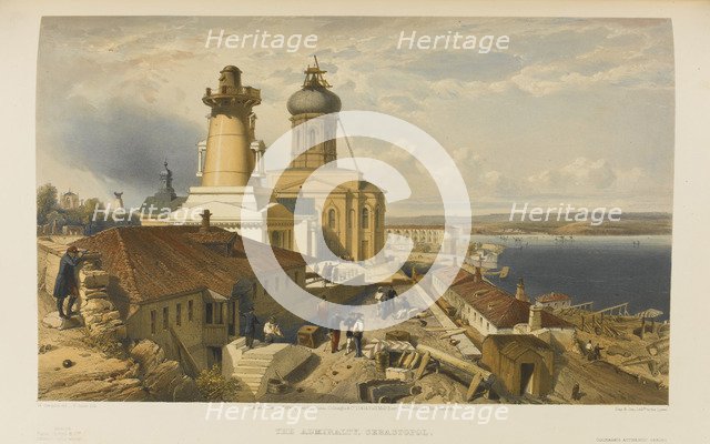The Admiralty, Sevastopol. Artist: Simpson, William (1832-1898)