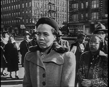 Civilians Waiting To Vote in the Presidential Election, 1932. Creator: British Pathe Ltd.