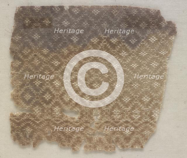 Silk Fragment, Probably from a Tunic, 8th century. Creator: Unknown.