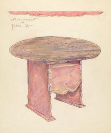 Table, c. 1953. Creator: Unknown.