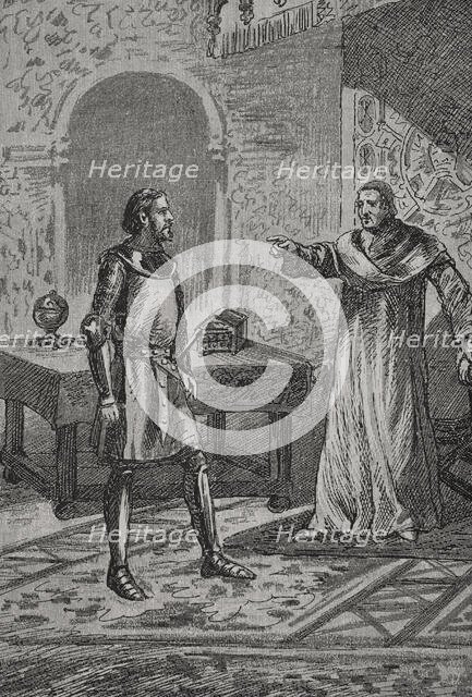 Boniface VIII, (c1235-1303), Pope of the Catholic Church (1294-1303), 1890. Creator: Unknown.