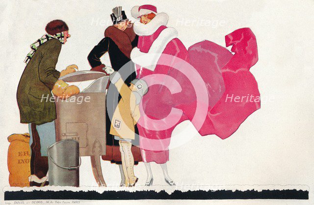 'Poster design Au Bon Marche', c1923. Artist: René Vincent.