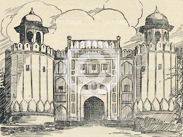 'The Main Gate - Lahore Fort', 1936. Creator: Unknown.