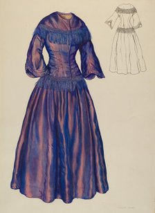 Gown, c. 1940. Creator: Lillian Causey.