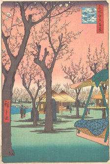 Plum Garden at Kamata, 1857., 1857. Creator: Ando Hiroshige.