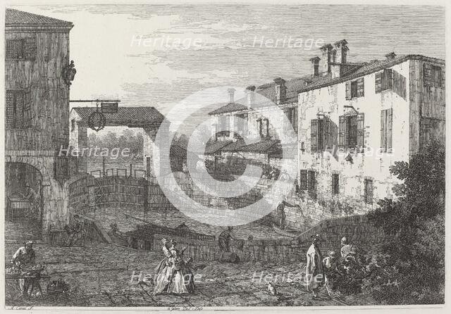 Le Porte Del Dolo, c. 1735/1746. Creator: Canaletto.