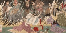The Fever of Taira no Kiyomori, 1883. Creator: Tsukioka Yoshitoshi.