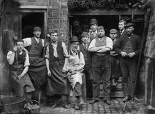 Foundry workers, King Street, Maidenhead, Windsor and Maidenhead, 1860-1922. Creator: Henry Taunt.