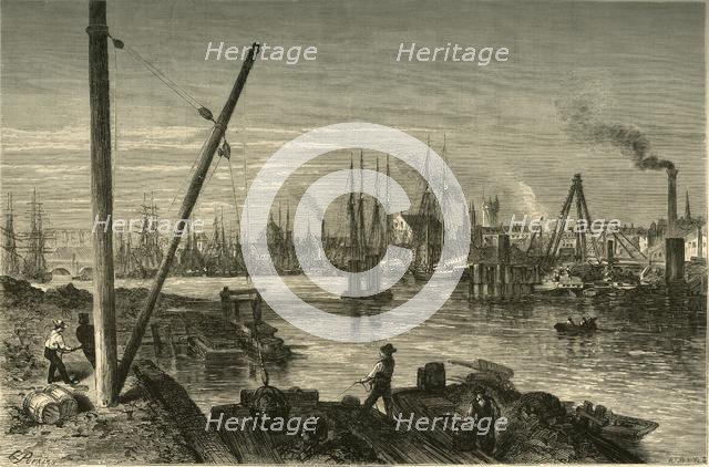 'Philadephia, from Below the New South-Street-Bridge', 1874.  Creator: Alfred Harral.