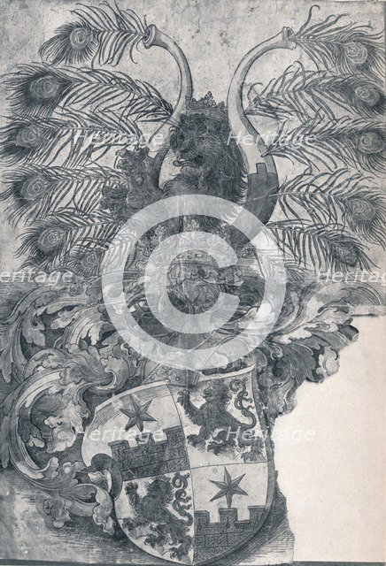 'The Coat of Arms of Wilhelm and Wolfgang Roggendorff', 1520 (1906). Artist: Albrecht Durer.