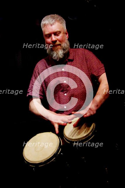 Eric Young, Aaron Liddard Quintet, Verdict Jazz Club, Brighton, East Sussex, 25 Mar 2023. Creator: Brian O'Connor.