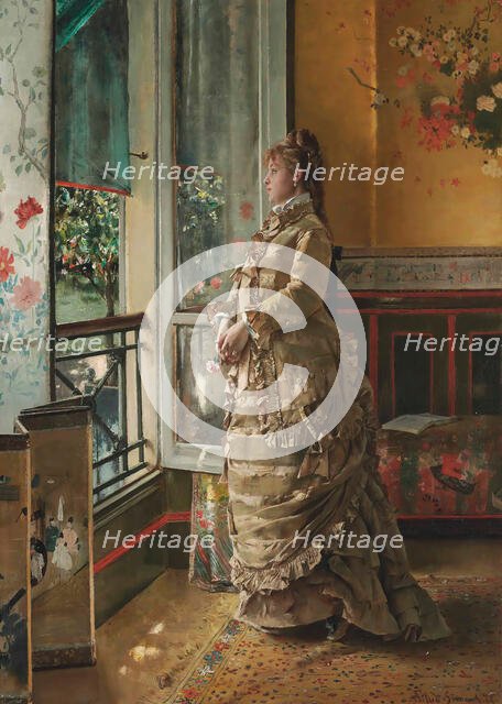 Melancholy, 1876. Creator: Stevens, Alfred (1823-1906).