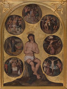 Christ Sitting on the Cold Stone and other Scenes of the Passion, 1st quarter 16th century. Creator: Anon.