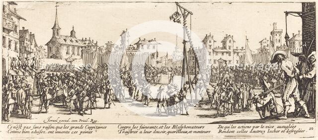 The Strappado, c. 1633. Creator: Jacques Callot.