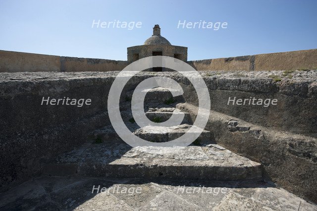 The fortress at Setubal, Portugal, 2009. Artist: Samuel Magal