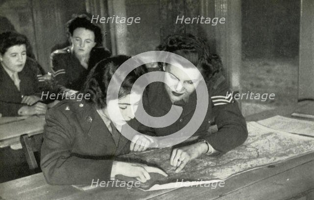 'Training to be an A.T.S. Officer - April, 1945', 1947. Creator: Unknown.