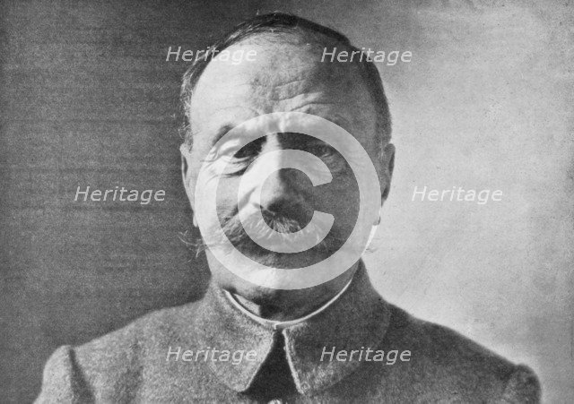 Ferdinand Foch, French general and Allied Supreme Commander in World War I, 26 March 1918. Artist: Unknown
