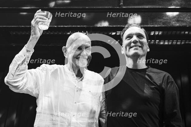 Hans-Joachim Roedelius and Arnold Kasar live at the Jazz Café, London, Apr 2024. Creator: Annapaola Marchesani.