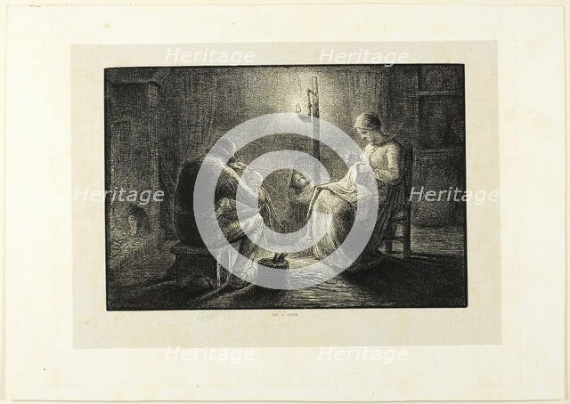 Night, 1860. Creator: Jacques-Adrien Lavieille.