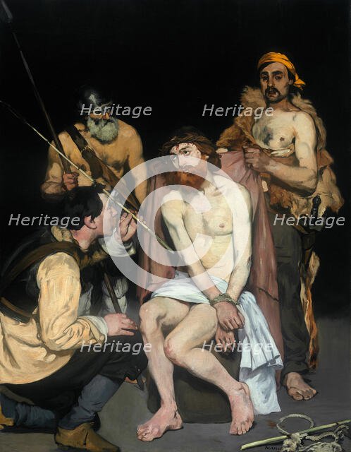 Jesus Mocked by the Soldiers, 1865. Creator: Edouard Manet.