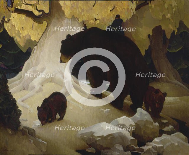 Fall in the Foothills, ca. 1933-1934. Creator: W. Herbert Dunton.