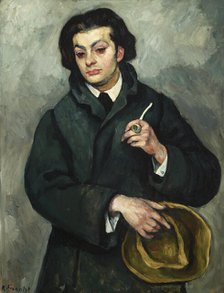 Portrait of Mojzesz Kisling, 1913. Creator: Roman Kramsztyk.