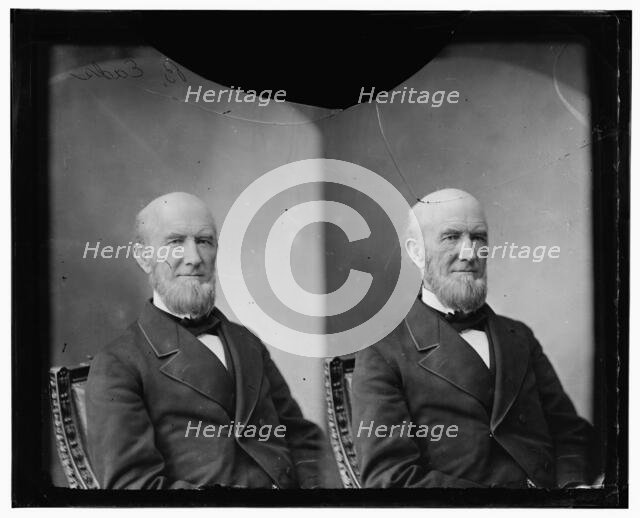 James B. Eads of Missouri, (Built the St. Louis Bridge), between 1865 and 1880. Creator: Unknown.