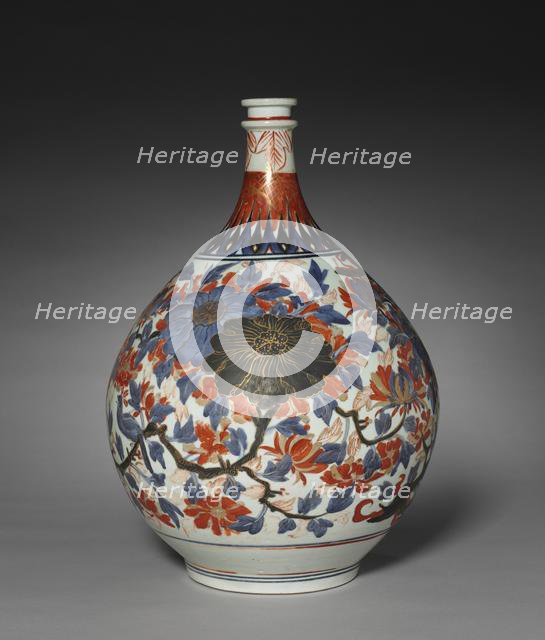 Apothecary's Bottle: Arita Ware, c. 1670-1680. Creator: Unknown.