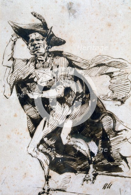 'Basile', c1825-1877. Artist: Henry Bonaventure Monnier