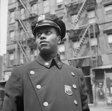 Possibly: Policeman no. 19687, New York, 1943. Creator: Gordon Parks.