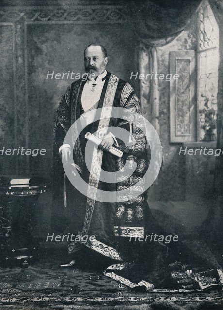 The Prince of Wales as a patron of the arts, 1896 (1911). Creator: W&D Downey.