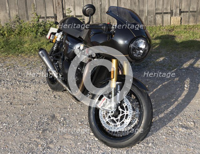 2019 Triumph Thruxton TFC 1200cc. Creator: Unknown.